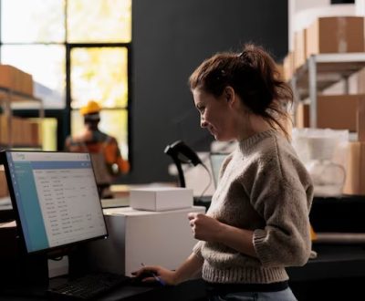 stockroom-supervisor-analyzing-merchandise-checklist_482257-101708